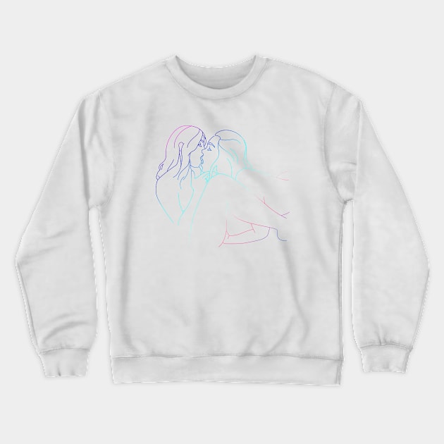 The Kiss II Crewneck Sweatshirt by headache606